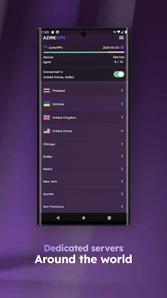 AzireVPN – Ultra private VPN
