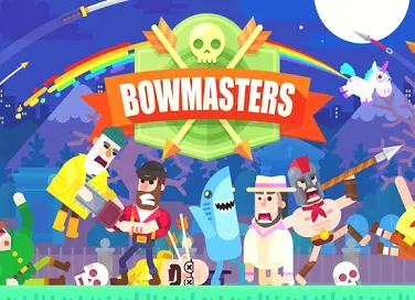 تحميل لعبة Bowmasters MOD APK مهكرة 2026 Coins وشخصيات مفتوحة