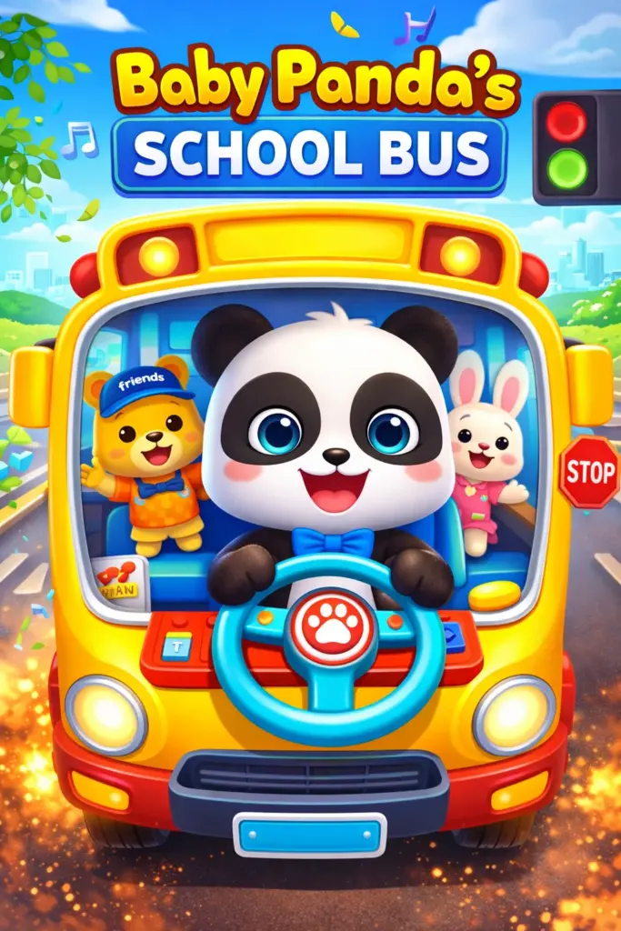 تحميل لعبة Baby Panda’s School Bus مهكرة 2026 احدث اصدار للاندرويد