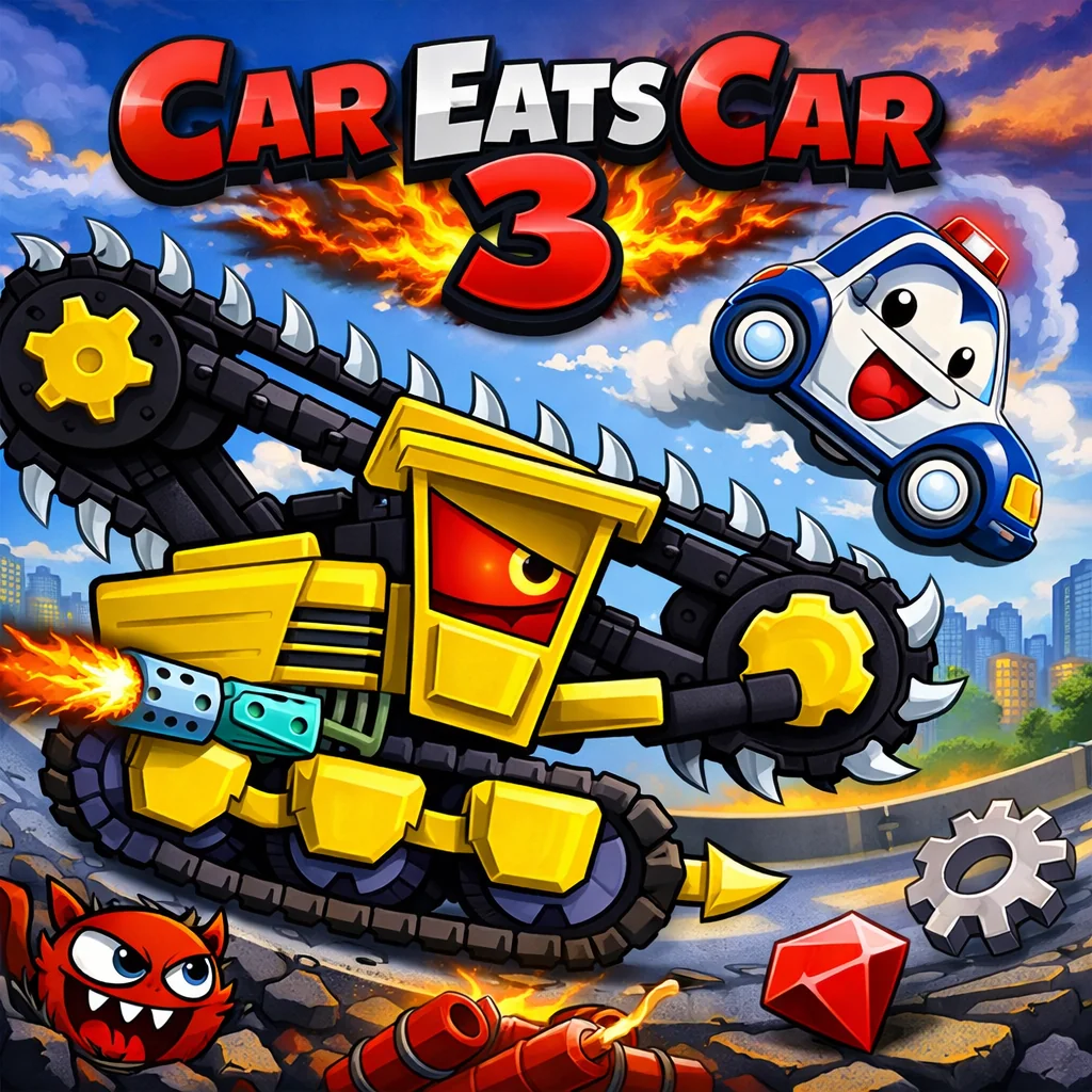 تحميل لعبة Car Eats مهكرة 2026 احدث اصدار للاندرويد APK