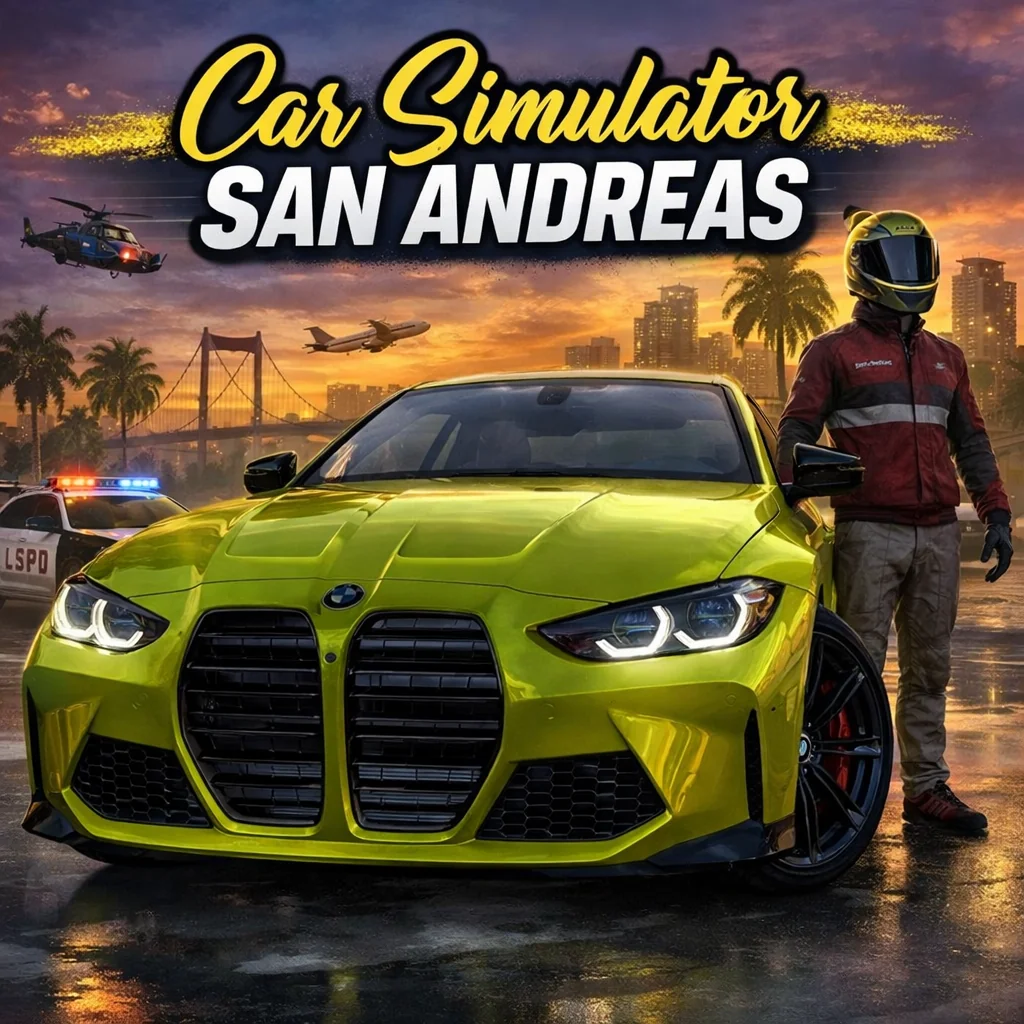 تحميل لعبة Car Simulator San Andreas مهكرة 2026 احدث اصدار للاندرويد APK