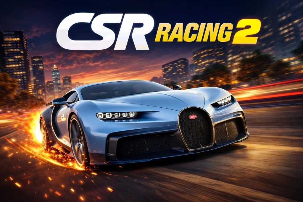 تحميل لعبة CSR Racing مهكرة 2026 احدث اصدار للاندرويد APK