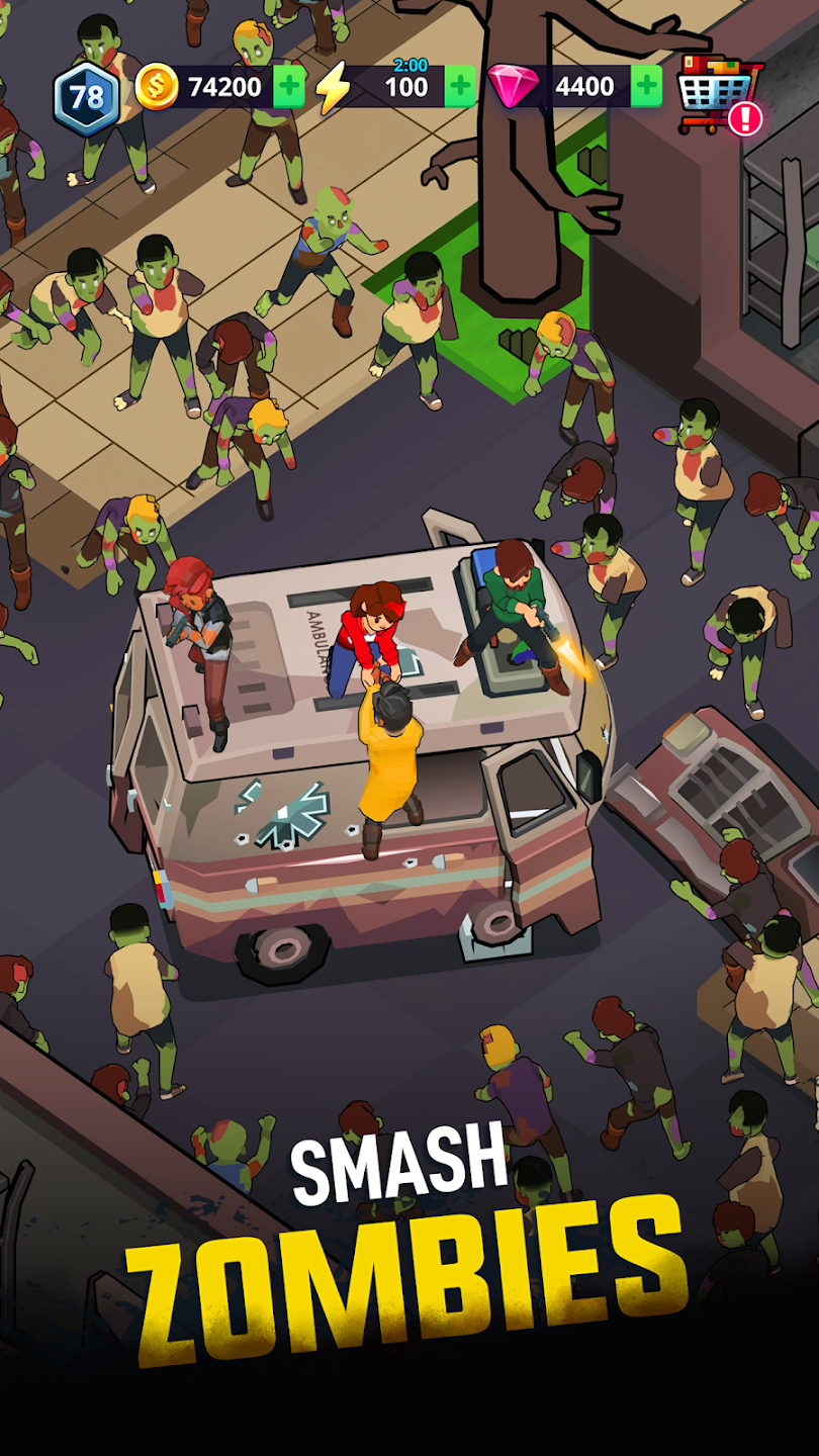 تحميل لعبة Merge Survive Zombie Game مهكرة احدث اصدار للاندرويد APK