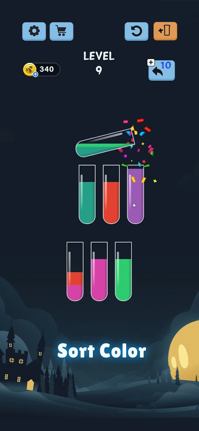 Color Water Sort Woody Puzzle v2.1.1