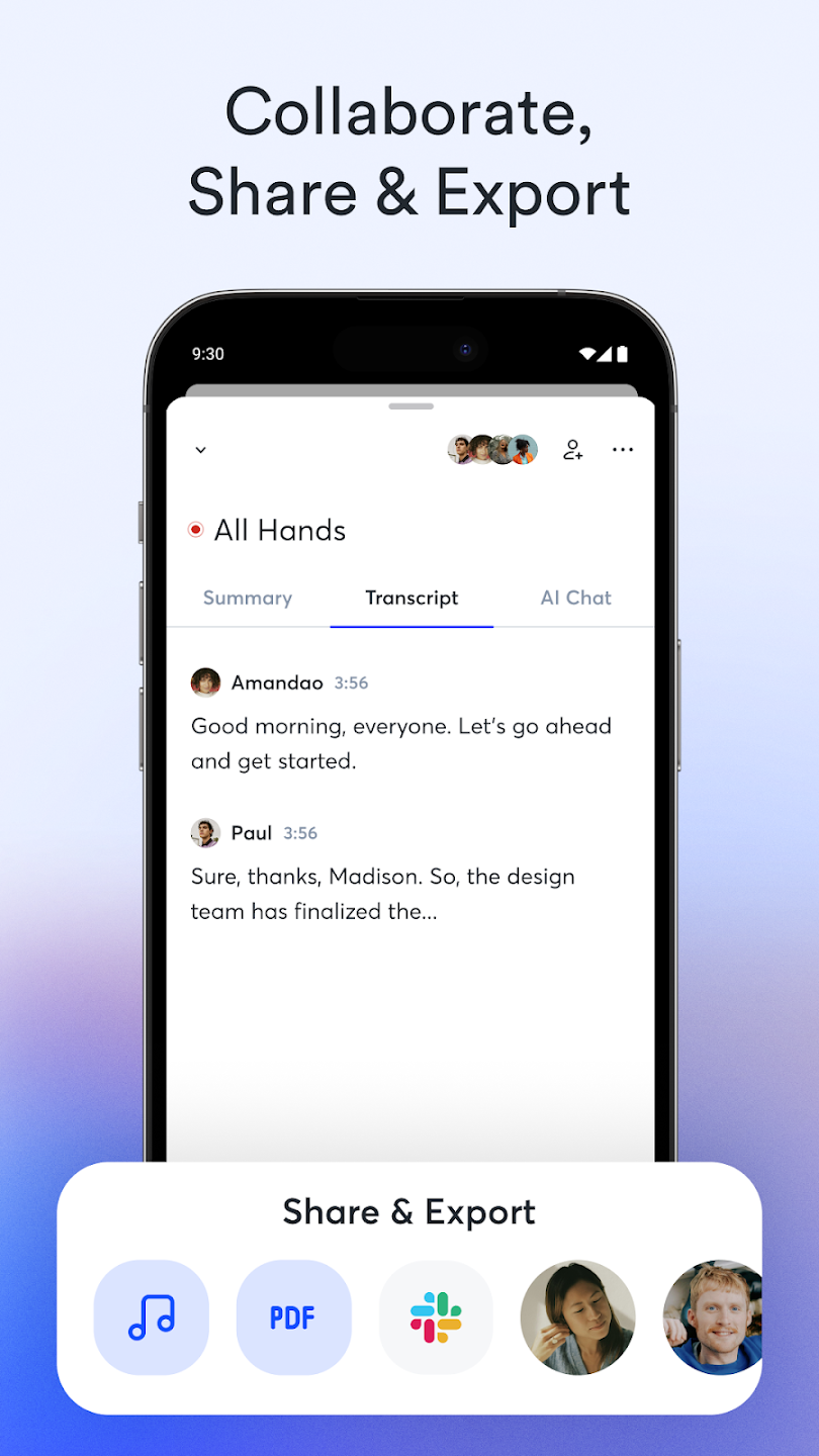 AI Speech to text: Transcribe