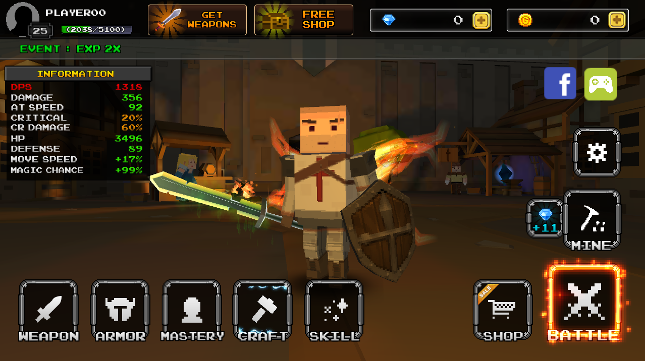 Pixel Blade M