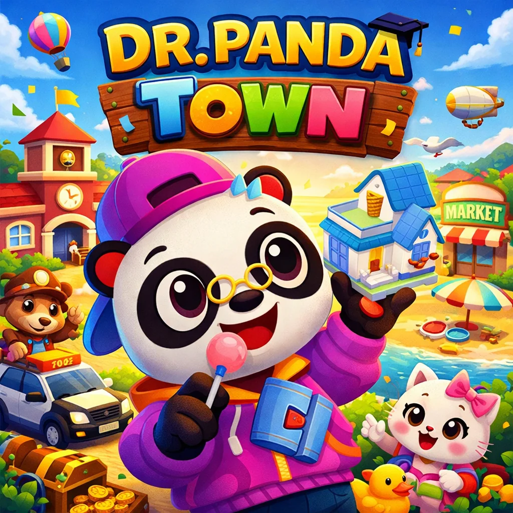 تحميل لعبة Dr. Panda Town مهكرة 2026 احدث اصدار للاندرويد APK