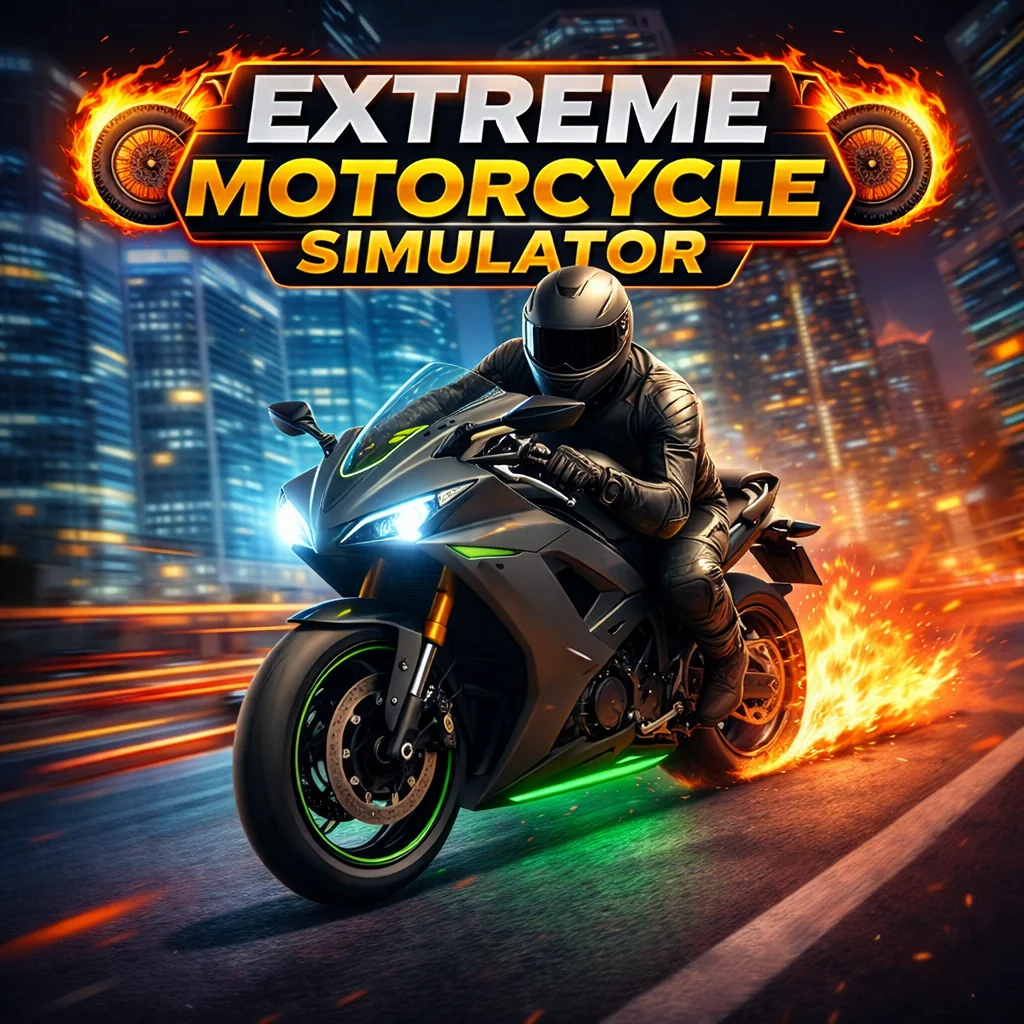 تحميل لعبة Extreme Motorcycle Simulator مهكرة احدث اصدار للاندرويد APK