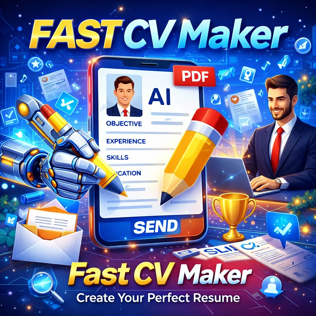 تحميل تطبيق Fast CV Maker مهكر 2026 Apk للاندرويد أخر إصدار مجانا