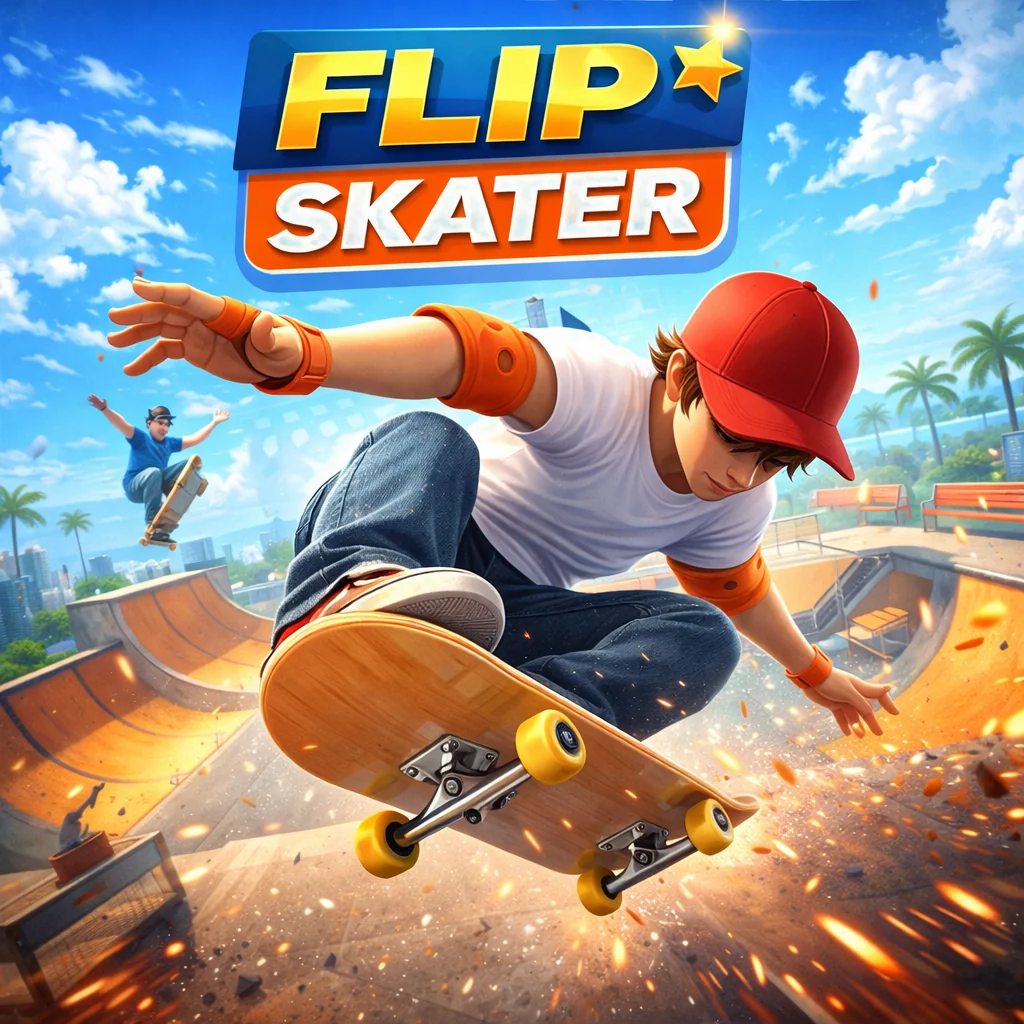 تحميل لعبة Flip Skater مهكرة 2026 احدث اصدار للاندرويد APK