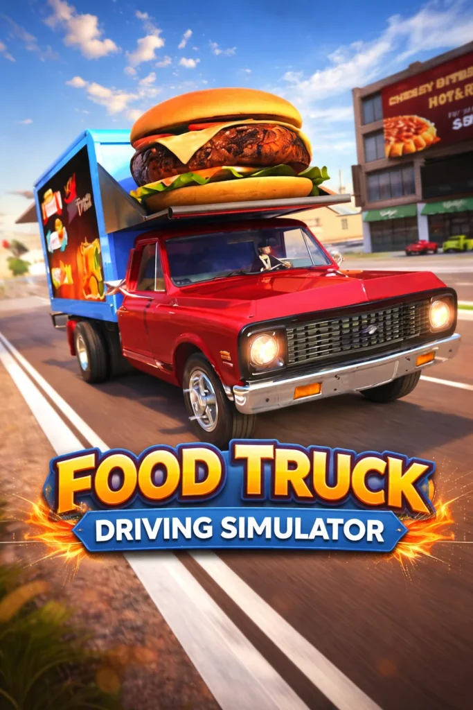 تحميل لعبة Food Truck Driving Simulator مهكرة 2026 احدث اصدار للاندرويد APK
