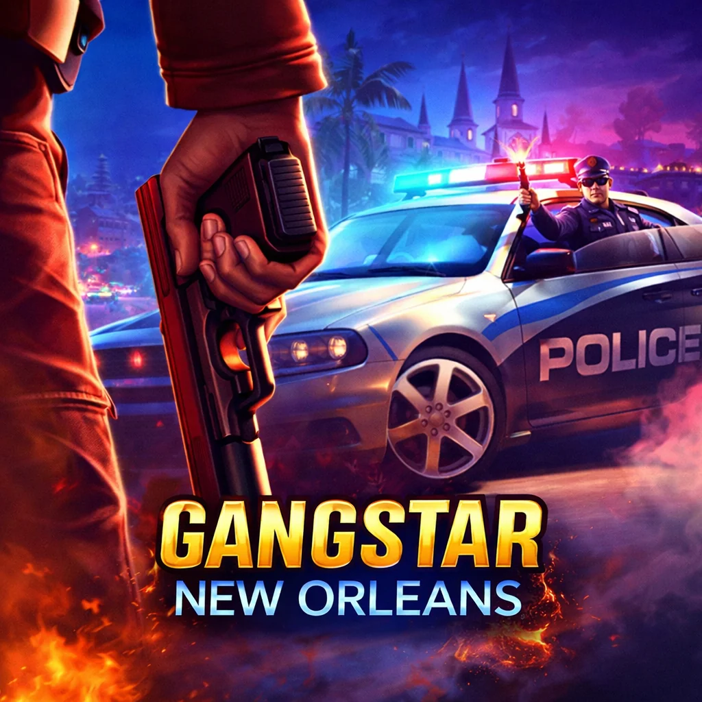 تحميل لعبة Gangstar New Orleans مهكرة احدث اصدار للاندرويد APK