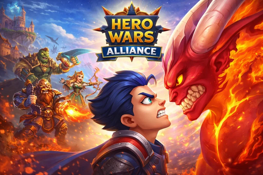 تحميل لعبة Hero Wars Alliance مهكرة 2026 احدث اصدار للاندرويد APK