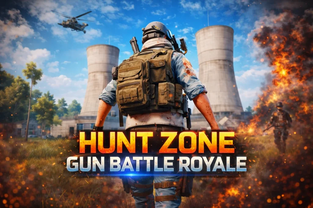 تحميل لعبة Hunt Zone Gun Battle Royale مهكرة 2026 احدث اصدار للاندرويد APK