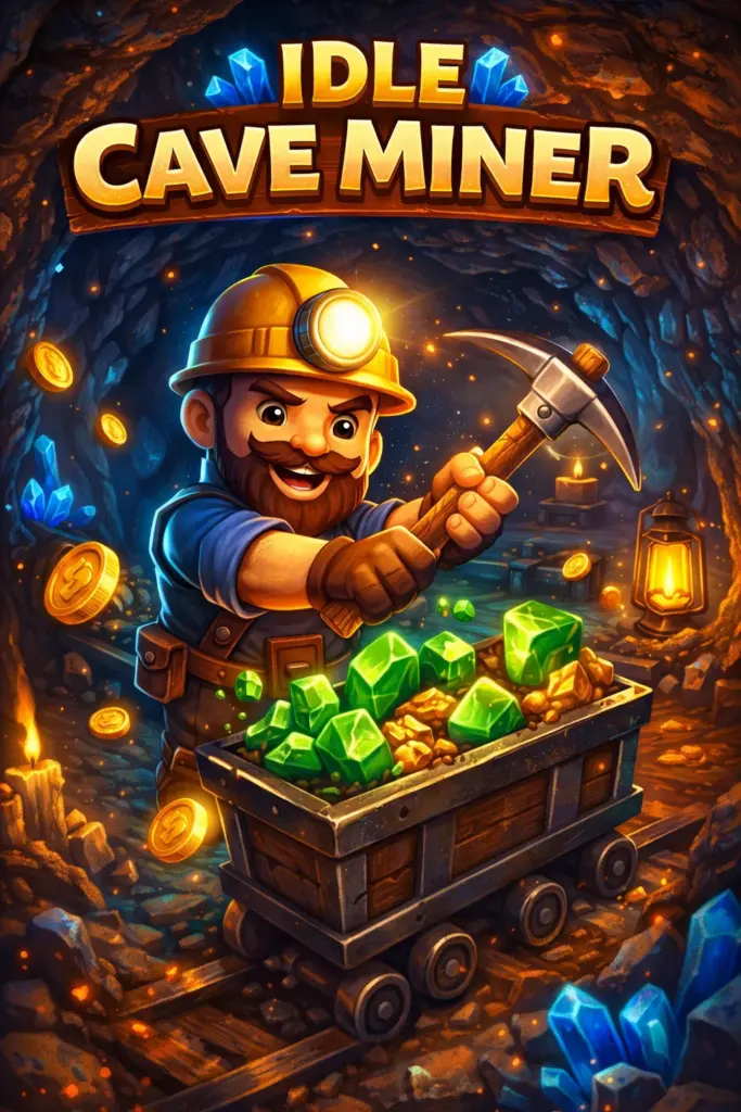 تحميل لعبة Idle Cave Miner مهكرة 2026 احدث اصدار للاندرويد APK