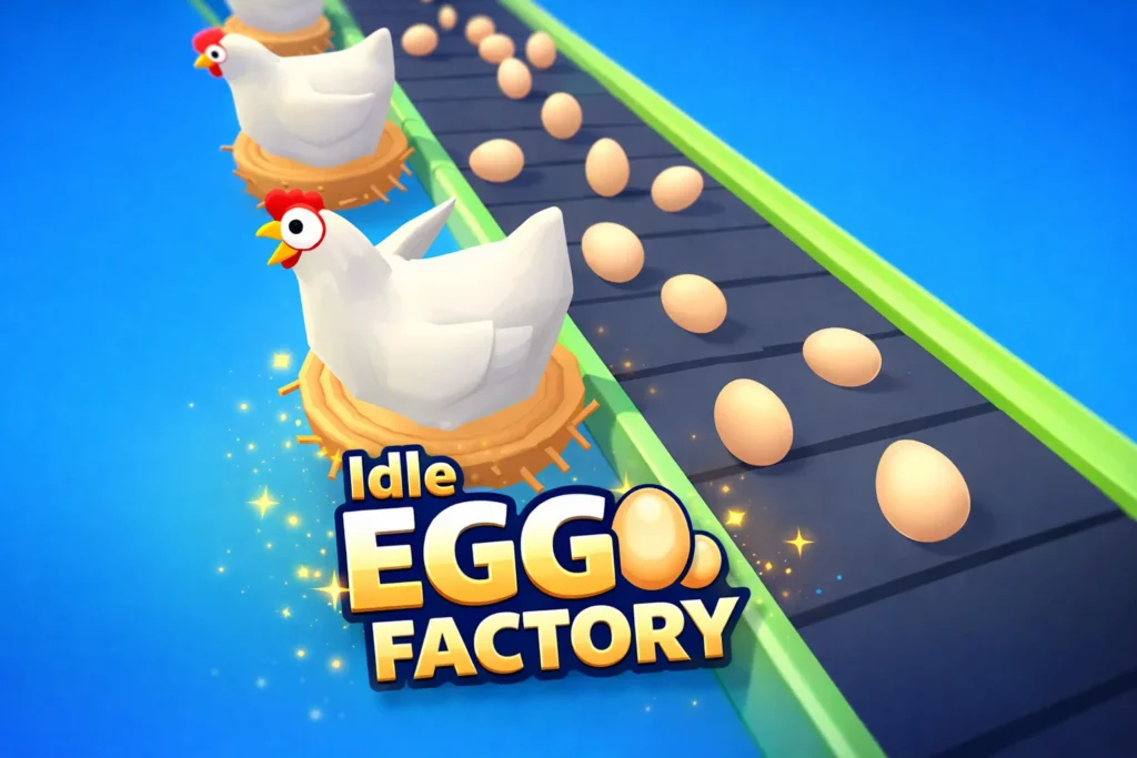 تحميل لعبة Idle Egg Factory مهكرة 2026 احدث اصدار للاندرويد APK