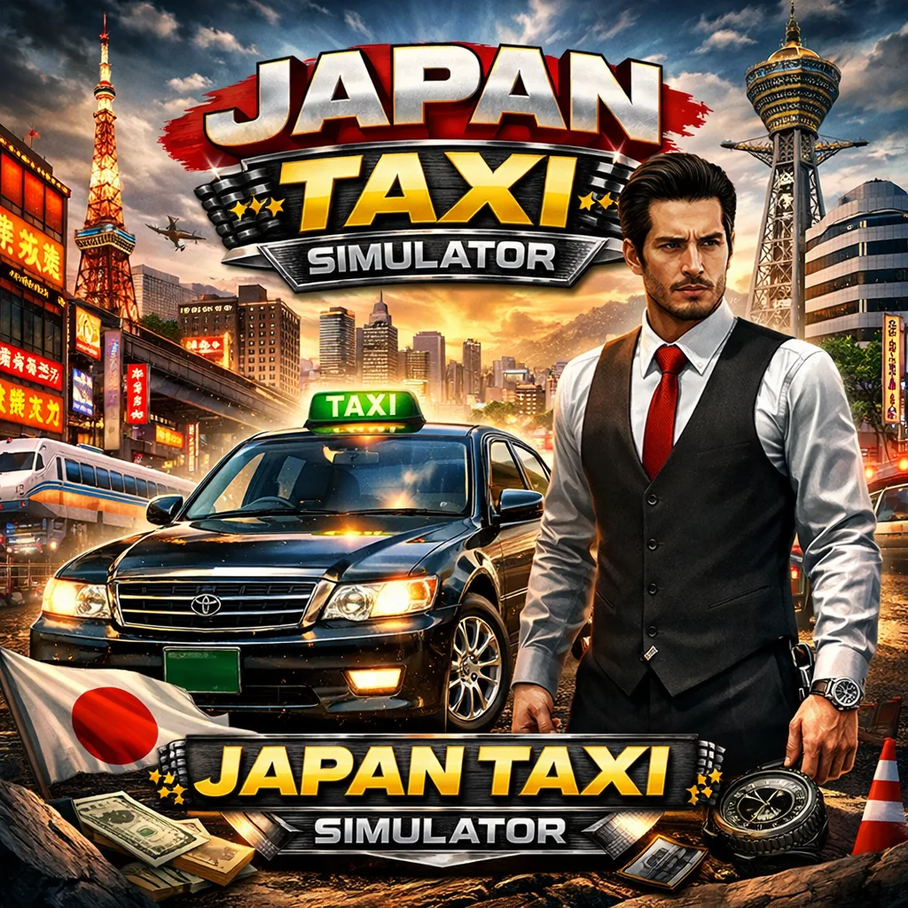 تحميل لعبة Japan Taxi Simulator مهكرة احدث اصدار للاندرويد APK