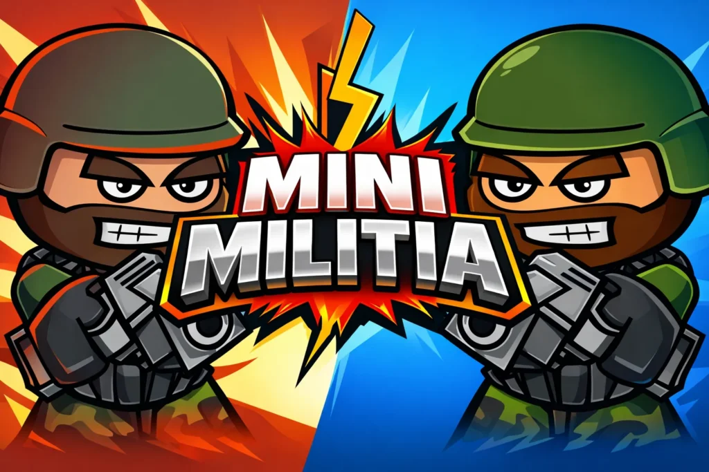 تحميل لعبة mini militia Apk مهكرة 2026 ميني ميليشيا الحمراء احدث اصدار