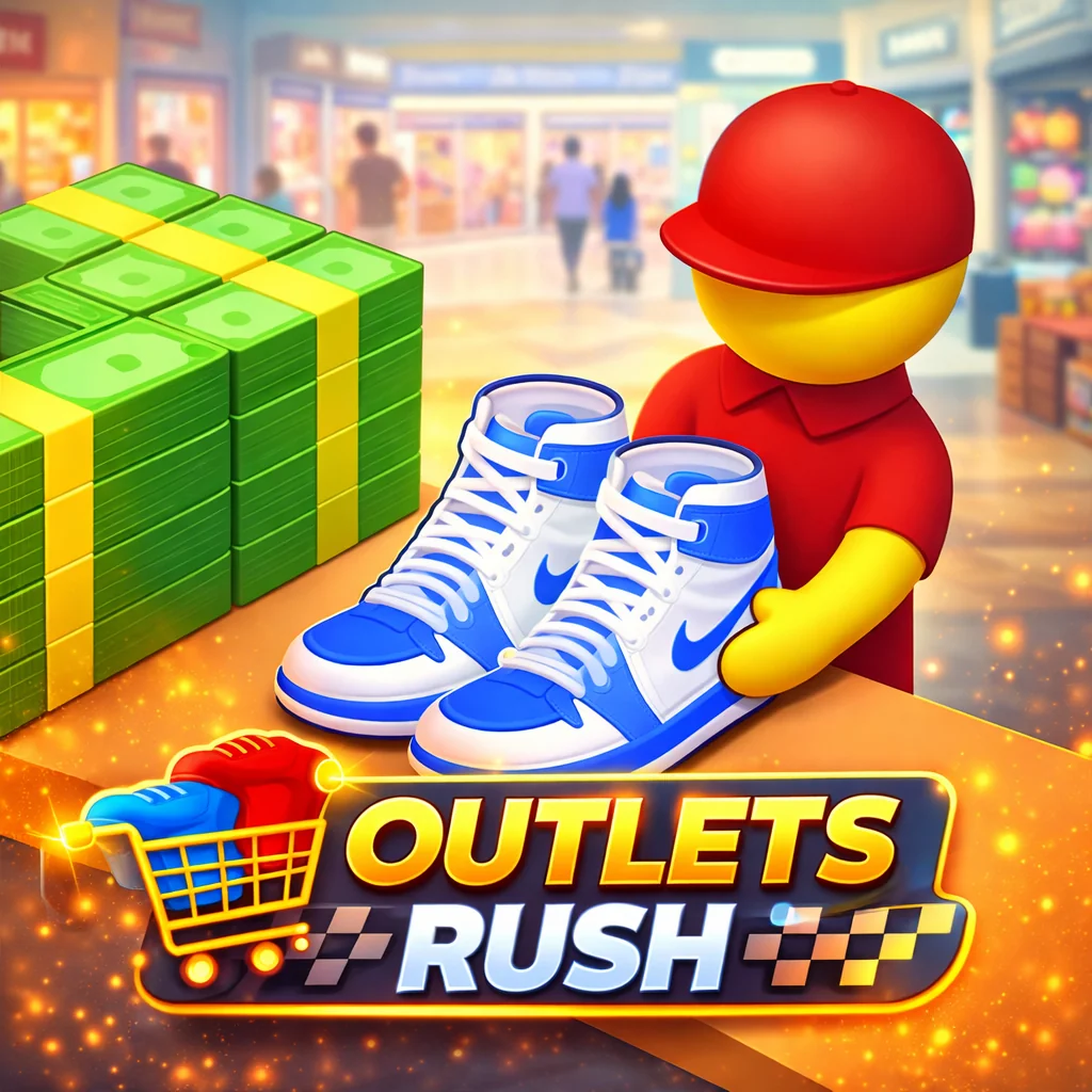 تحميل لعبة Outlets Rush مهكرة 2026 احدث اصدار للاندرويد APK