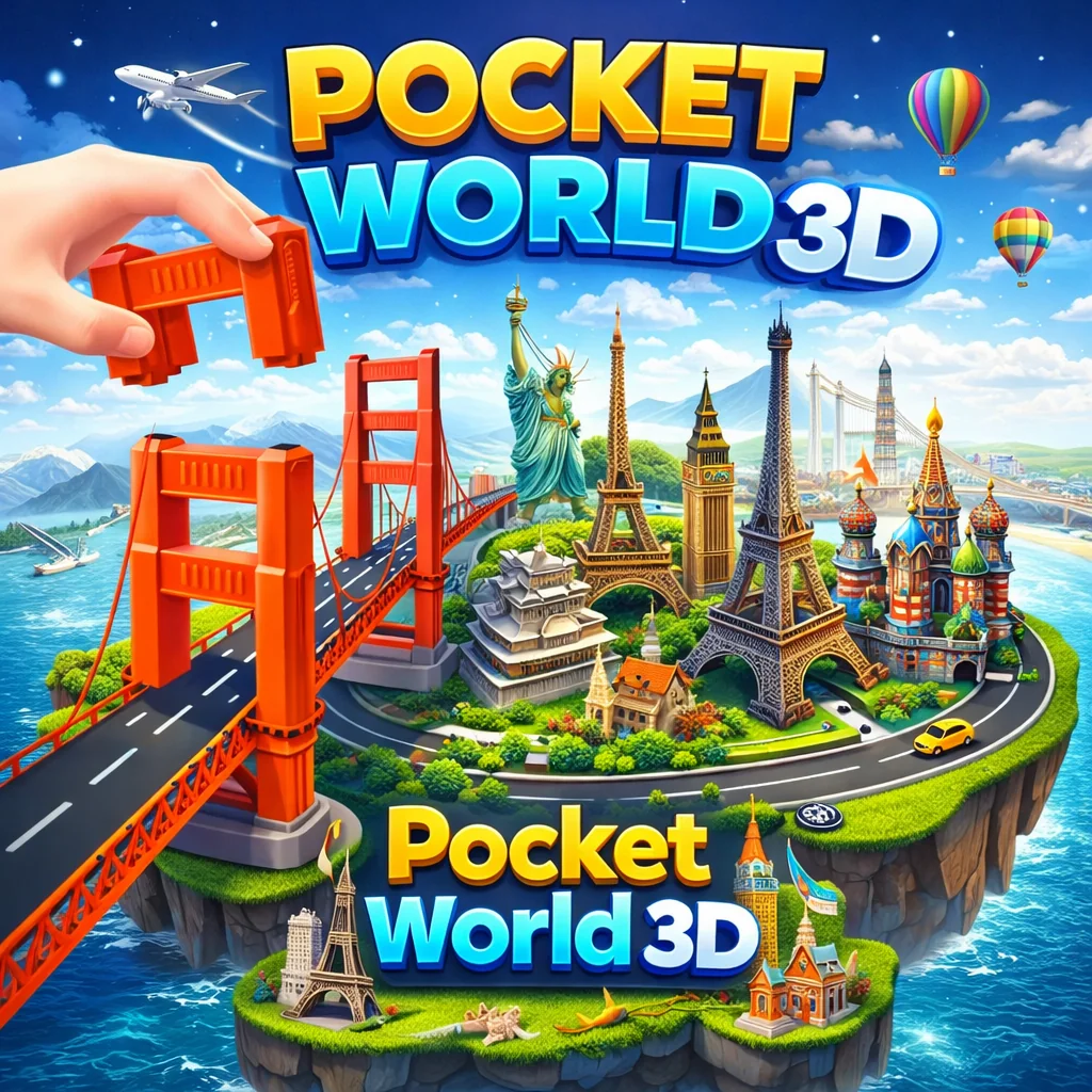 تحميل لعبة Pocket World D مهكرة احدث اصدار للاندرويد APK