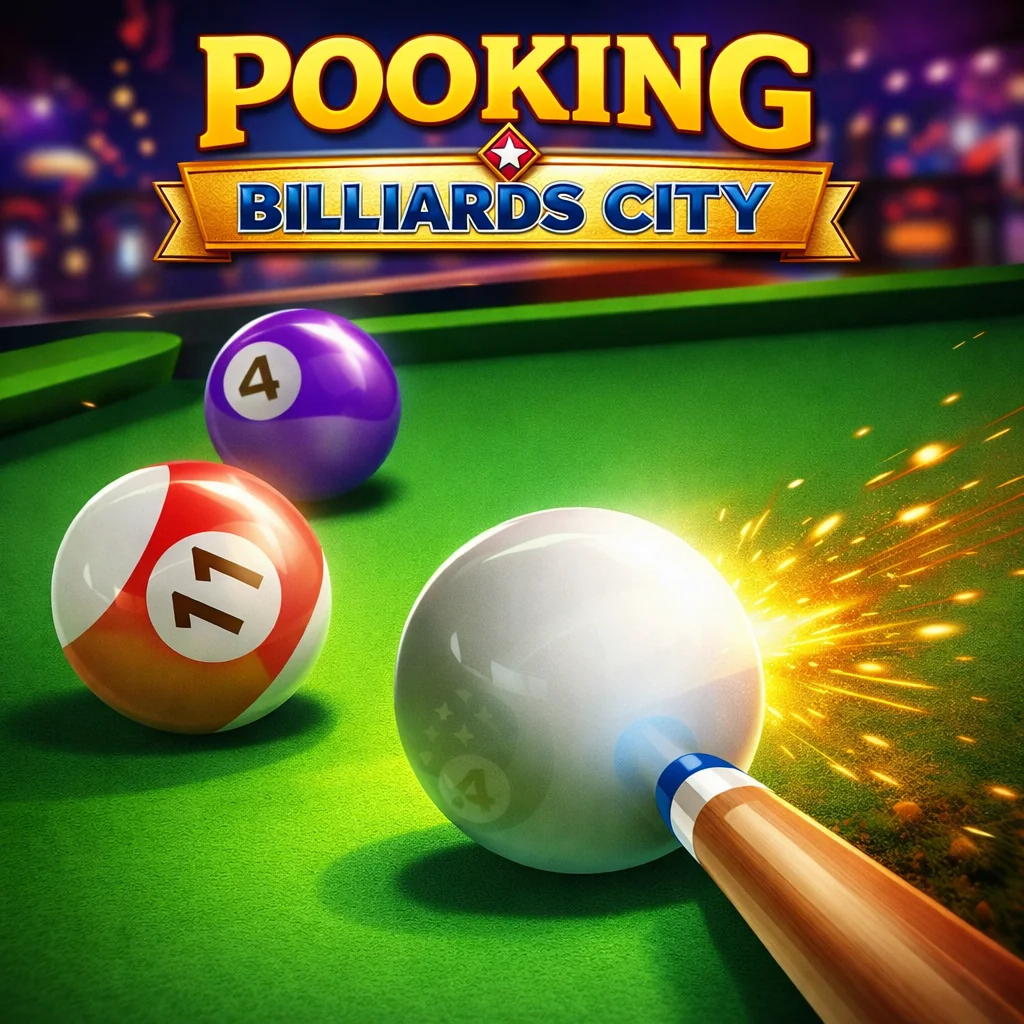 تحميل لعبة Pooking Billiards City مهكرة 2026 احدث اصدار للاندرويد APK