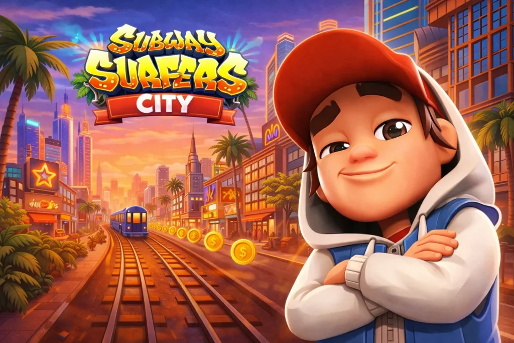 تحميل لعبة Subway Surfers City مهكرة 2026 احدث اصدار للاندرويد APK