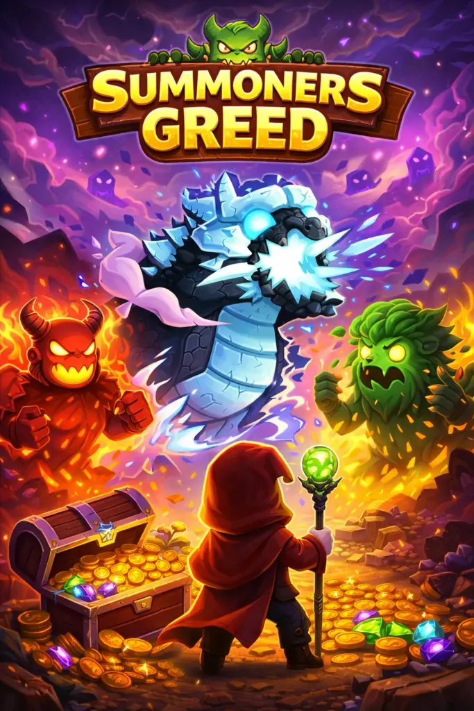 تحميل لعبة Summoners Greed مهكرة 2026 احدث اصدار للاندرويد APK