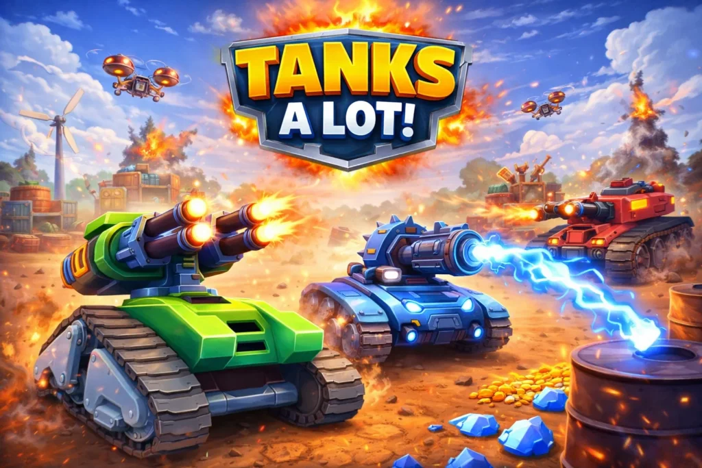 تحميل لعبة Tanks a Lot مهكرة 2026 احدث اصدار للاندرويد APK