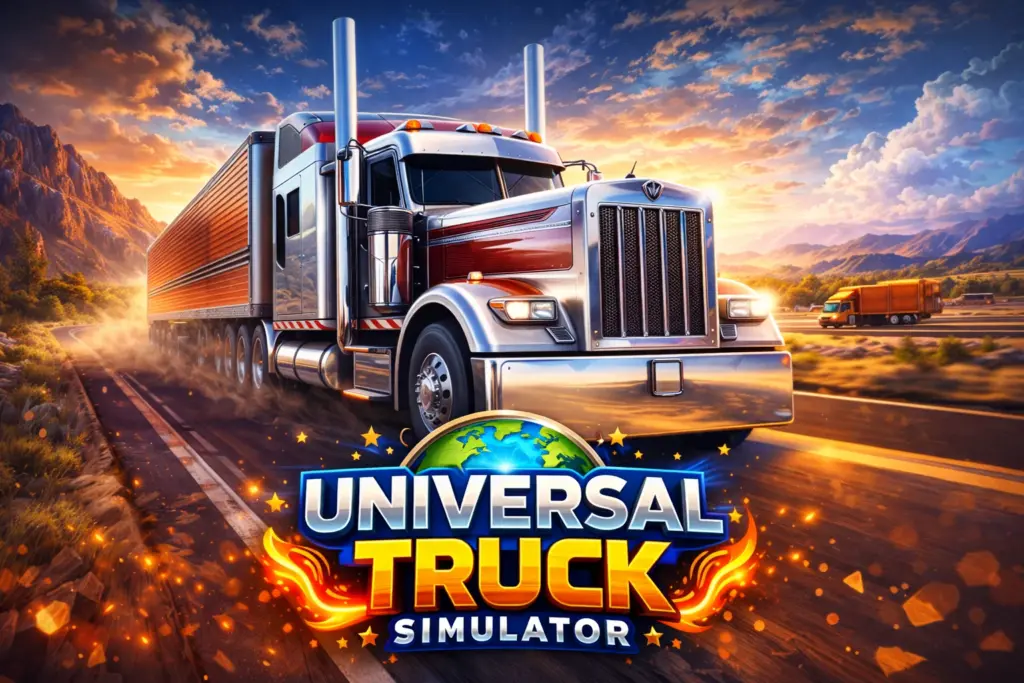 تحميل لعبة Universal Truck Simulator مهكرة 2026 احدث اصدار للاندرويد APK