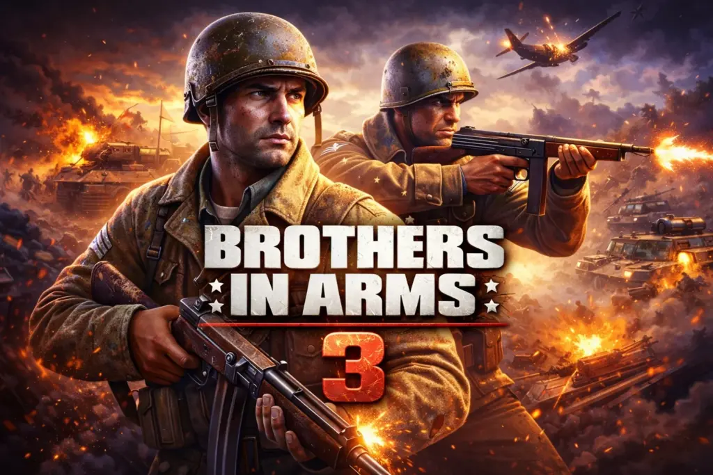 تحميل لعبة Brothers in Arms مهكرة 2026 احدث اصدار للاندرويد APK