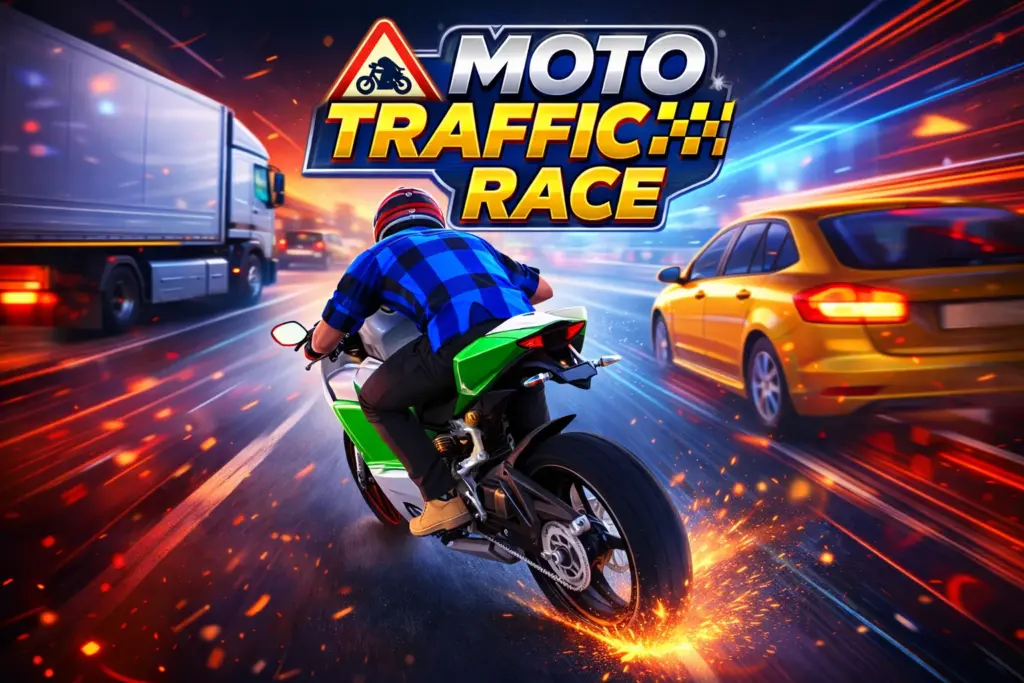 تحميل لعبة Moto Traffic Race مهكرة 2026 احدث اصدار للاندرويد APK