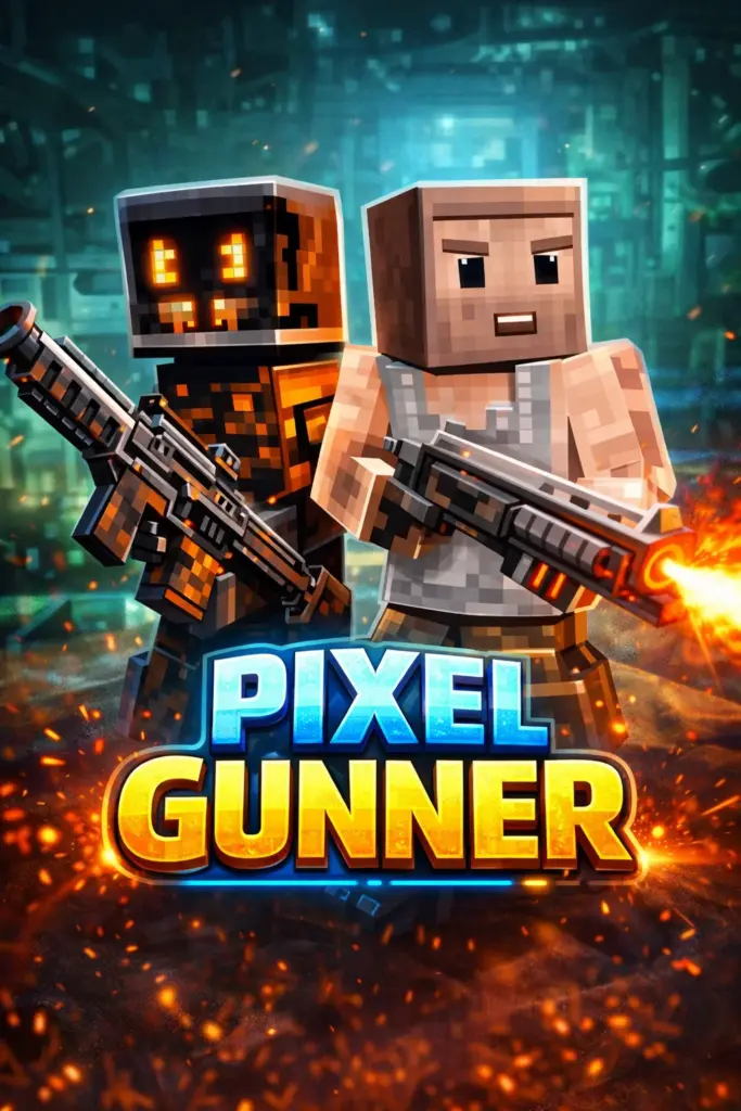 تحميل لعبة Pixel Z Gunner D مهكرة 2026 احدث اصدار للاندرويد APK